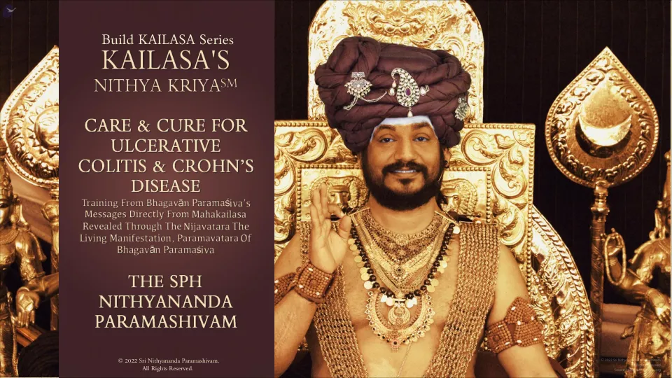 Nithya Kriya : Ulcerative Colitis & Cohrns Disease - English